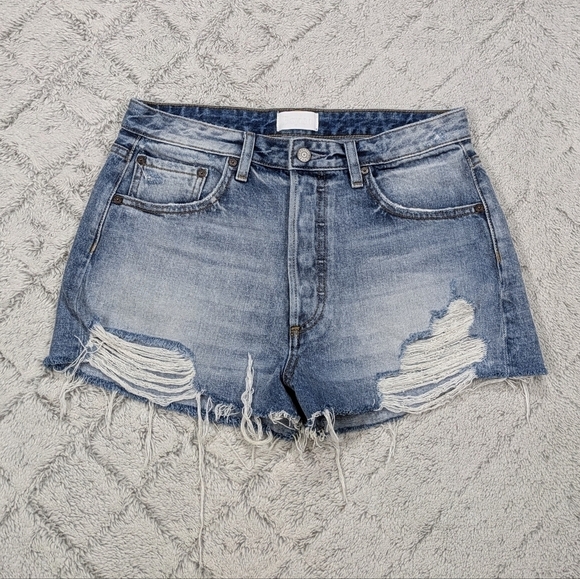 Boyish Shorts Women's 29 Blue Light Cody Hi-Rise Cut Off For Me And My Gal  - Picture 1 of 11
